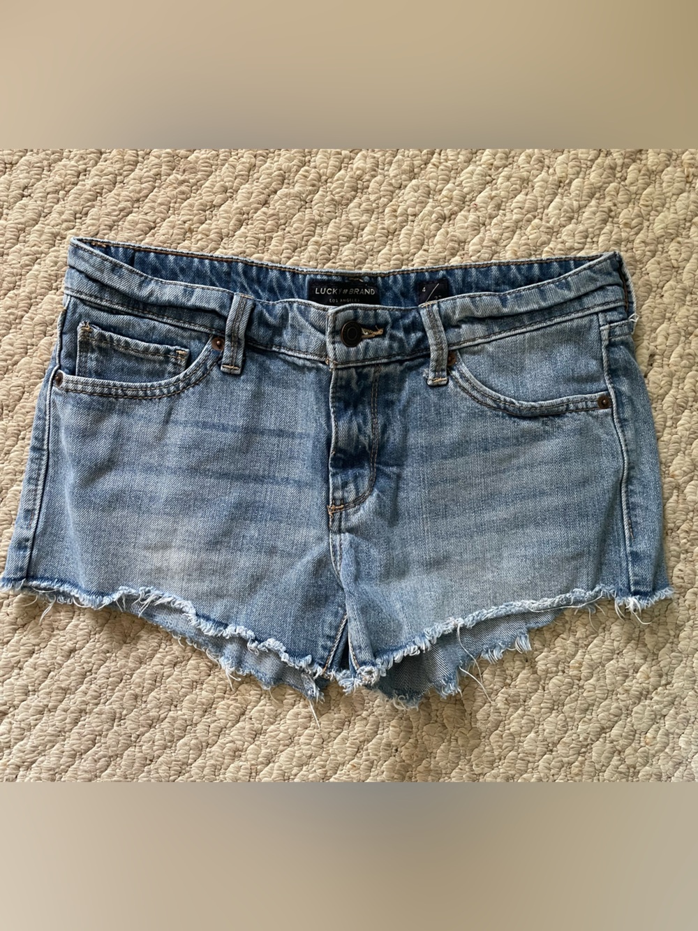 Lucky Brand Low Rise Jean Shorts